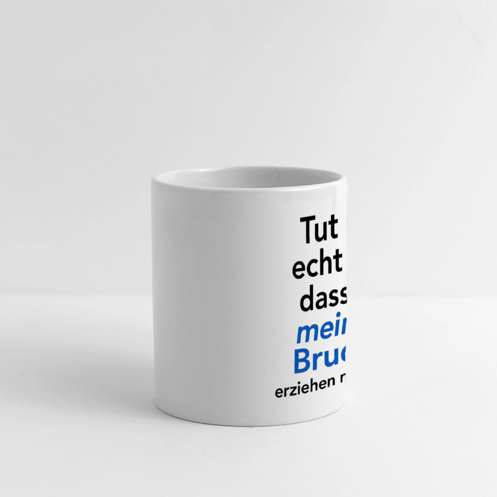 Keramiktasse - Problemkind (Bruder) - Weiß