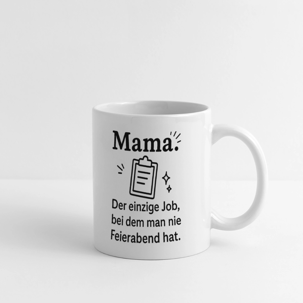Keramiktasse - Beste Mama - Weiß