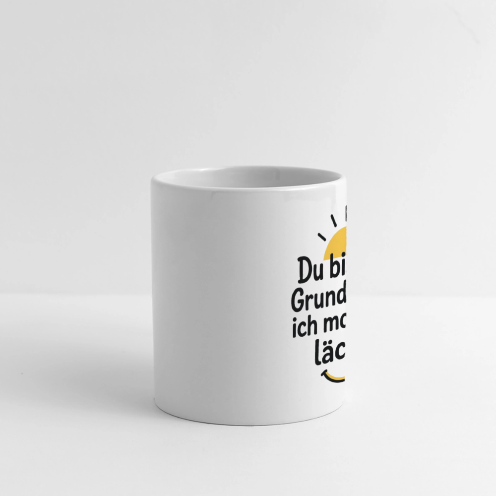 Keramiktasse - Mein Morgenschein - Weiß