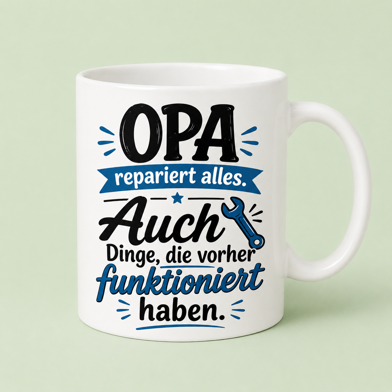 Opa repariert alles