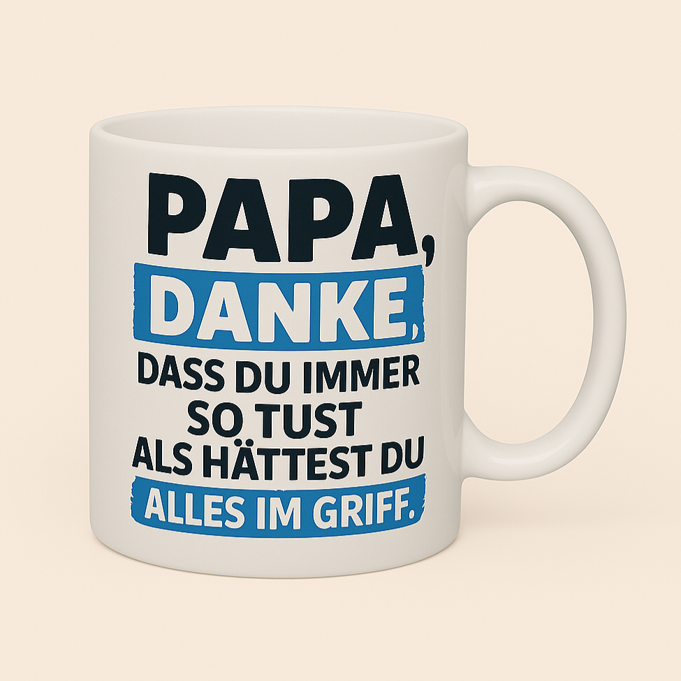 Papa hat alles im Griff